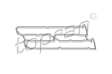Прокладка клапанной крышки TOPRAN / HANS PRIES 206133 (фото 1)