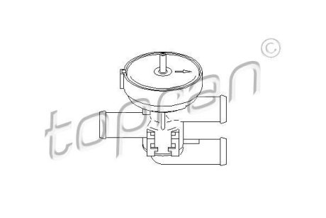 Кран пічки OPEL ASTRA/VECTRA TOPRAN / HANS PRIES 206241