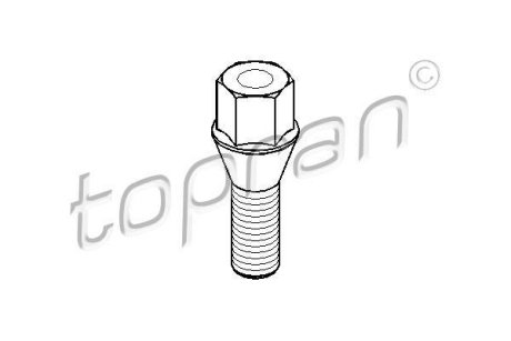 Болт колісний TOPRAN / HANS PRIES 501536