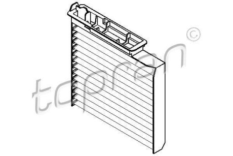 Фільтр салону TOPRAN / HANS PRIES 700462