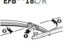 ExactFit Flat Щітка склоочисника,безкаркасна OEM (350мм) Trico EFB3518L (фото 1)