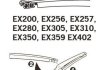 Щетка стеклоочистителя каркасная задняя 200мм ExactFit Rear Toyota Auris (E18) (EX200B) Trico EX200 (фото 3)