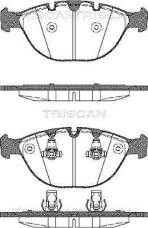 Колодки гальмівні передні TRISCAN 811011011 (фото 1)