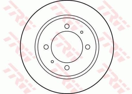 Гальмівний диск TRW DF2784