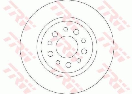Гальмівний диск TRW DF4440