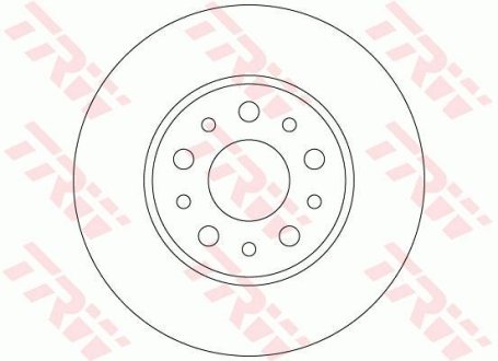 Диск тормозной TRW DF6228 (фото 1)