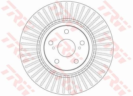 Гальмівний диск TRW DF6268 (фото 1)
