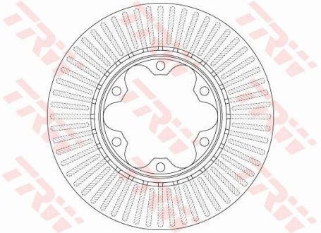 Диск тормозной TRW DF6481 (фото 1)