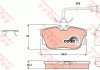 Гальмівні колодки зад. T4 98-03 (з датчиком) (94.8x51mm) TRW GDB1326 (фото 1)