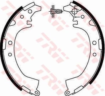 Комплект тормозных колодок TRW GS8672