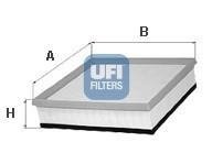 Фильтр воздушный UFI 30.374.00