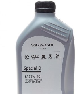 Масло моторное special d sae 5w40 (1 liter) VAG GS55505M2