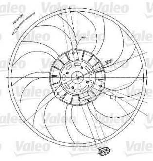 Вентилятор Valeo 698424 (фото 1)