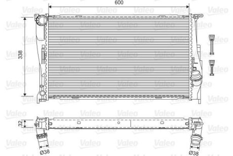 Радиатор охлаждения Valeo 701601