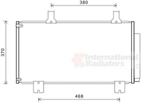 Радіатор кондиціонера HONDA ACCORD (вир-во) Van Wezel 25005247 (фото 1)