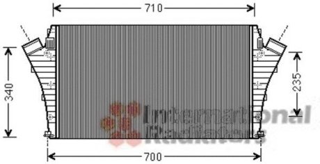 Інтеркулер OPEL VECTRA C 1.9 CDTI (вир-во) Van Wezel 37004491 (фото 1)