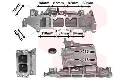 Колектор впускний VAG (вир-во) Van Wezel 58004361