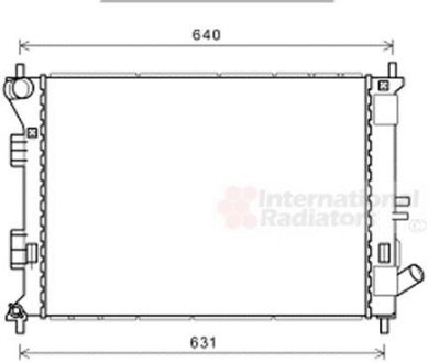 Радіатор охолодження Elantra/i30/Ceed/Soul 11- (вир-во) Van Wezel 82002335 (фото 1)