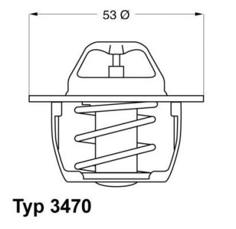 Термостат Mitsubishi Opel Renault Volvo WAHLER 347089D50