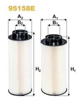 Фільтр палива WIX FILTERS 95158E