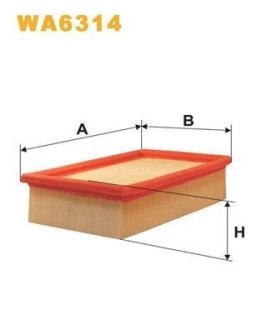 Фільтр повітря WIX FILTERS WA6314