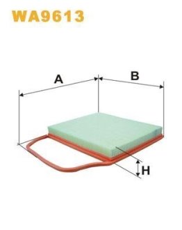 ФІЛЬТР ПОВІТРЯ WIX FILTERS WA9613