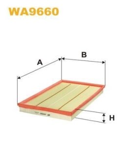 ФІЛЬТР ПОВІТРЯ WIX FILTERS WA9660 (фото 1)
