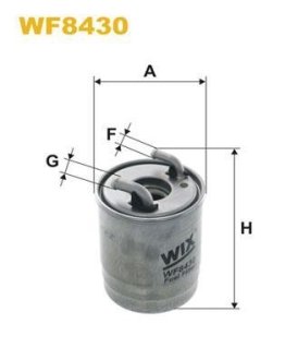 ФІЛЬТР ПАЛИВА WIX FILTERS WF8430