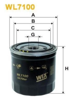 7100 (553) WIX FILTERS WL7100 (фото 1)