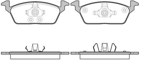 Колодки гальмівні WOKING P1603300