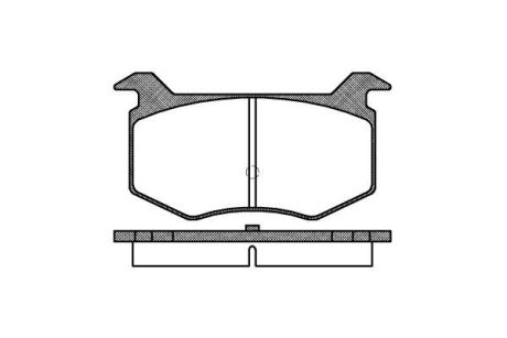 Гальмівні колодки пер. Moskvich WOKING P288300