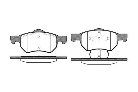 Колодки гальмівні WOKING P982300