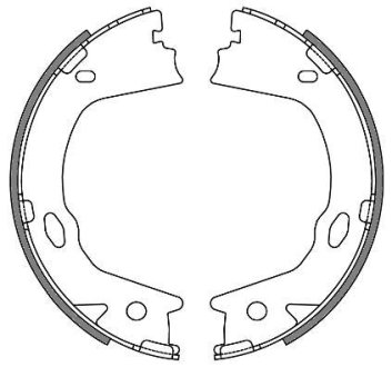 Колодки тормозные WOKING Z465700