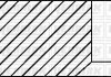 Комплект поршневих кілець (на 1 поршень) (82,80/+0.60) (2,0/2,0/3,0) FIAT Scudo 1.9D 98- PEUGEOT Expert/Partner 1.9D 98- YENMAK 9109878060 (фото 3)